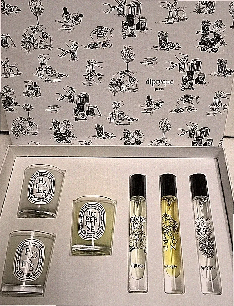 Diptyque Set of Candles & EDP indulge yourself with a Rare Set Amazing price NIB
