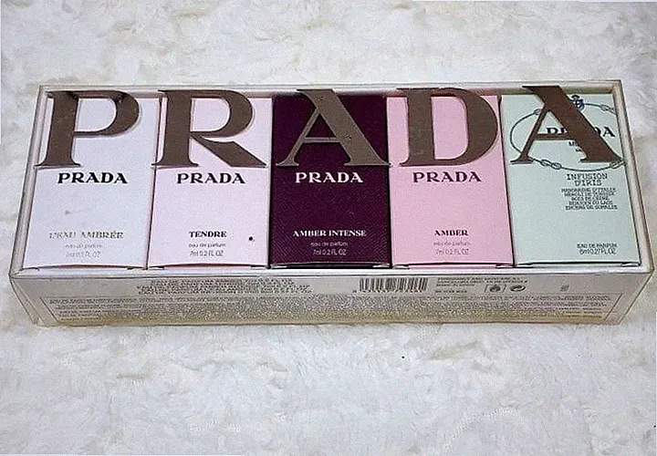 Discontinued PRADA EDP EDT Mini Perfume 5pcs Set 7ml/0.24floz×4 + 8ml/0.27floz