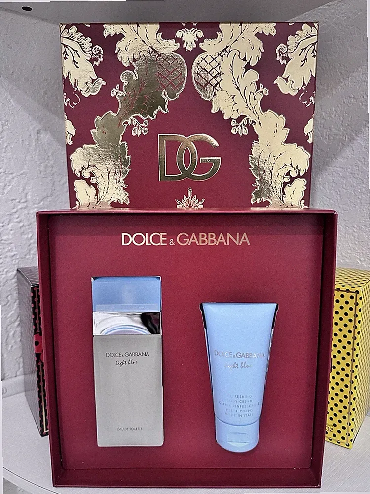 Dolce & Gabbana Women's Light Blue Gift 50ml Each Both Perfume & Body Lotion