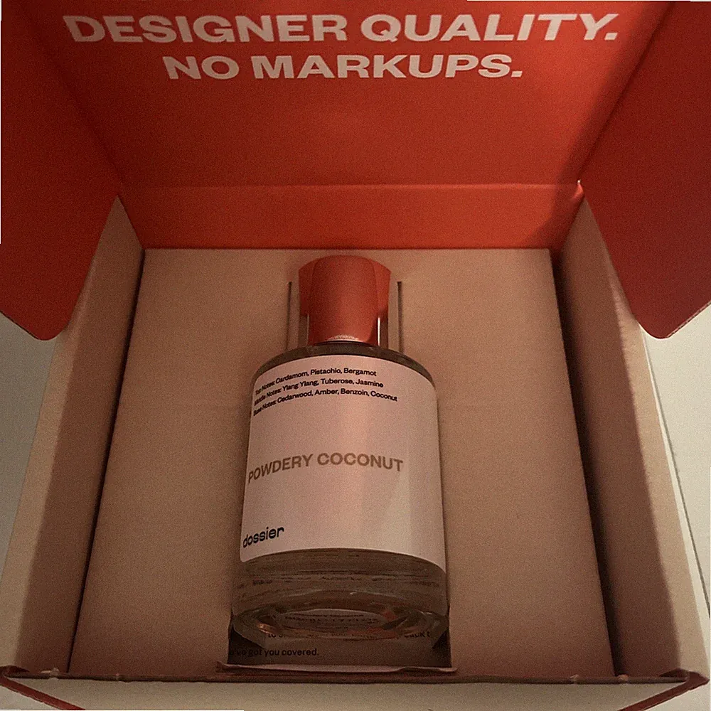 Dossier Powdery Coconut Eau de Parfum Spray 1.7 Oz Perfume NEW IN BOX UNISEX