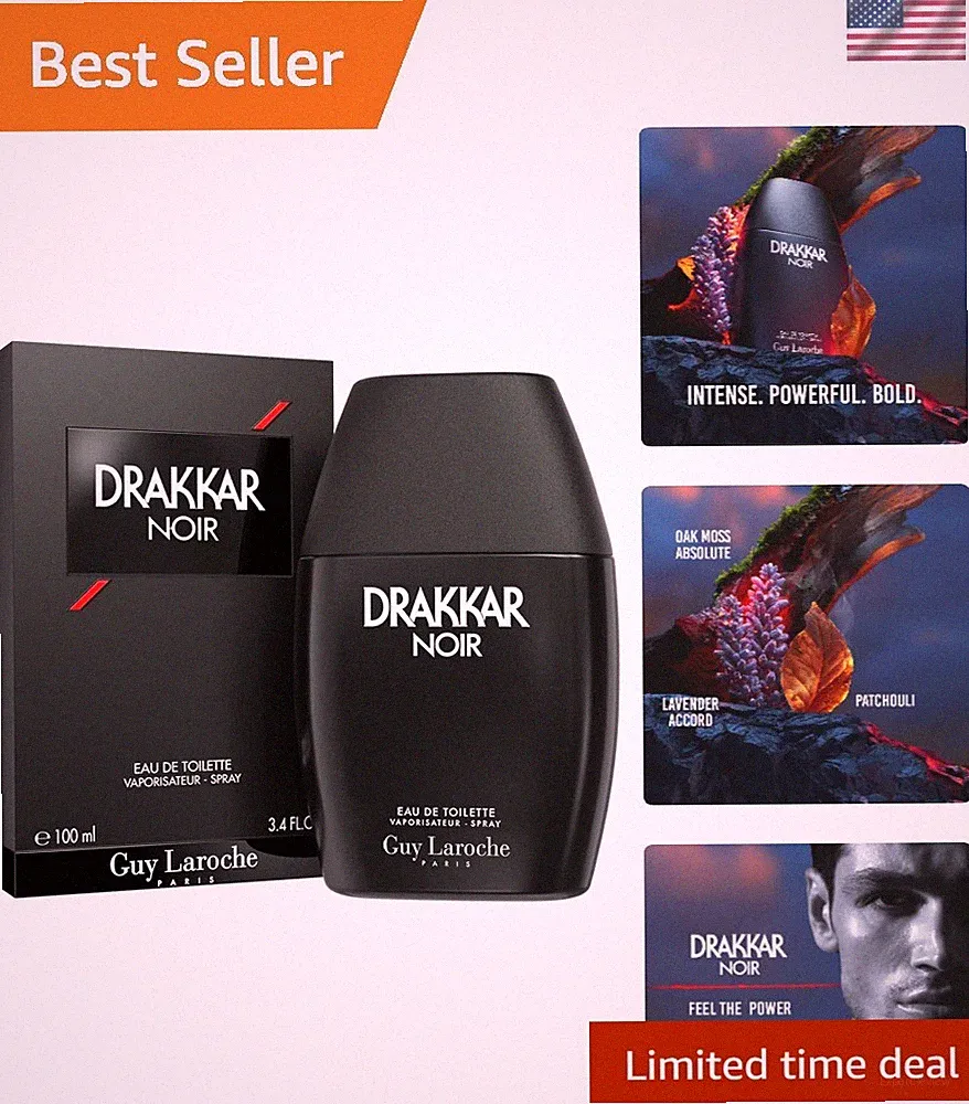 Drakkar Noir By Guy Laroche - Iconic Designer Fragrance - Intense & Powerful...