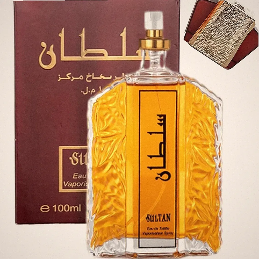 Dubai Perfume for Men -Sultan Gold Perfume Oil, Elegant & Long Lasting 3.4Fl.oz