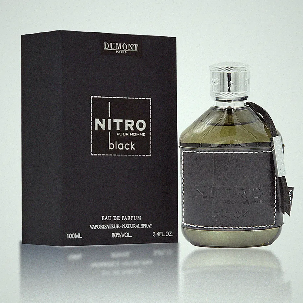 Dumont Nitro Black 3.4 Oz Eau De Parfum Spray For Men