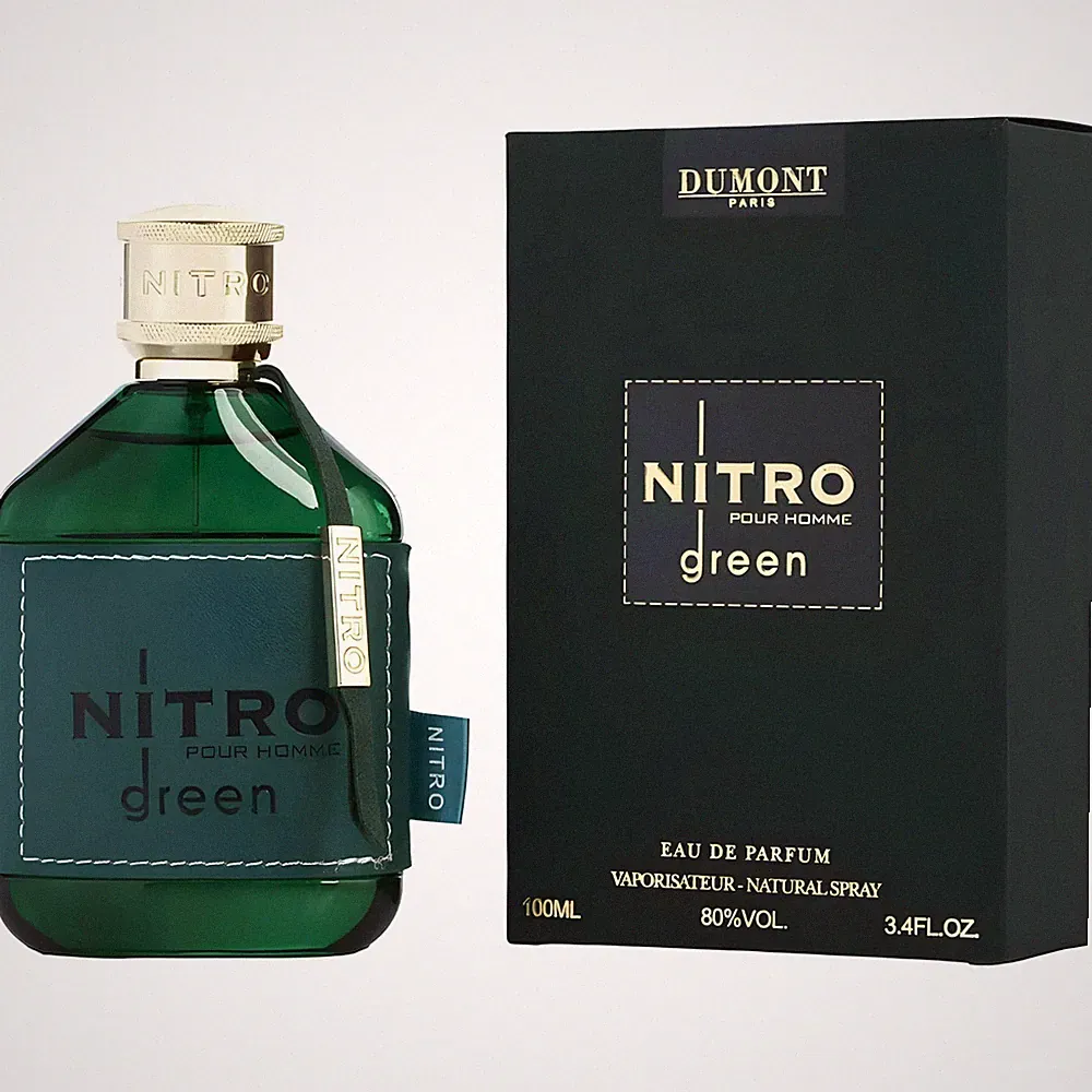 Dumont Nitro Green Eau De Parfum 3.4oz Perfume for Men