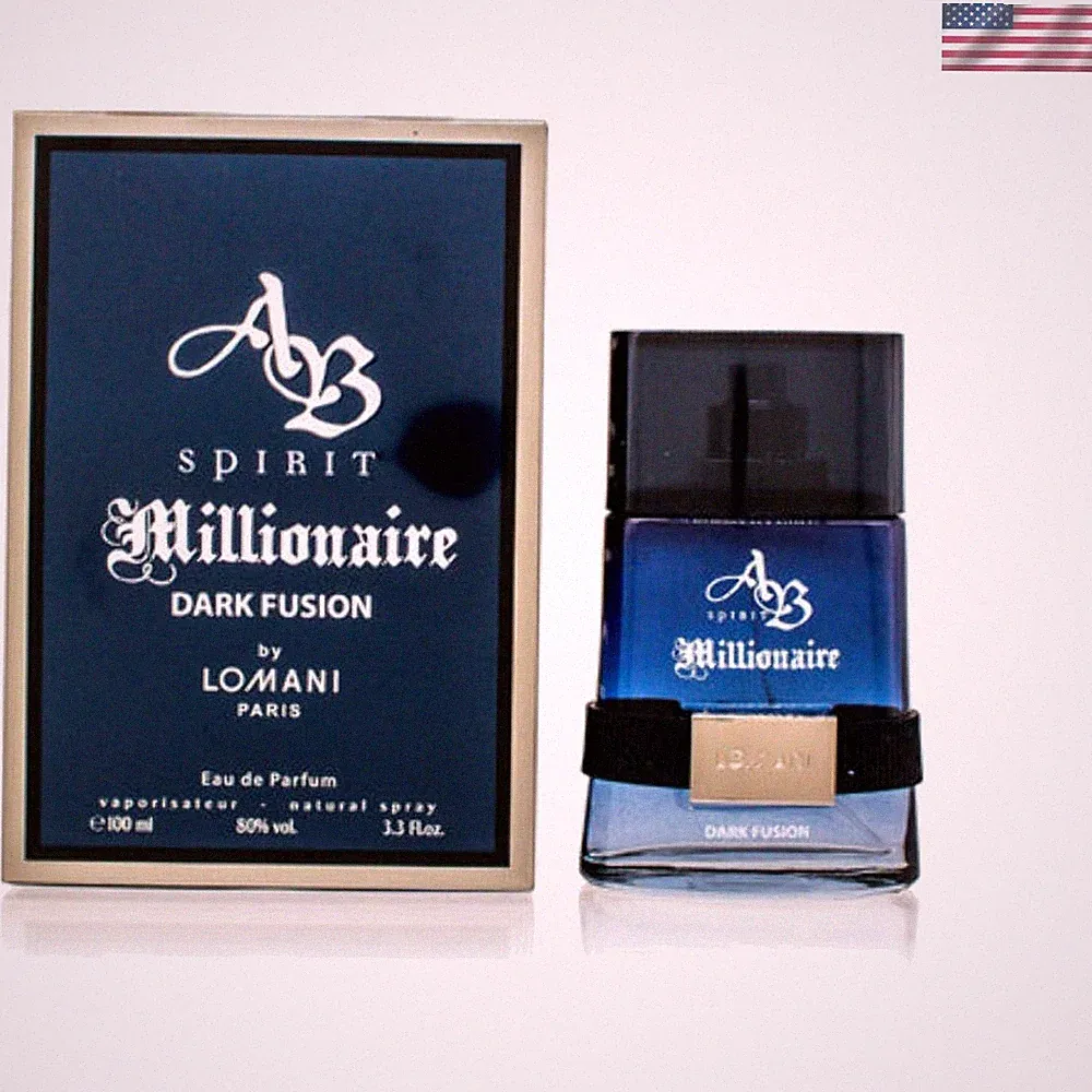 Eau de Parfum Ab Spirit Millionaire Dark Fusion 3.3 oz - Luxury Men's Fragrance