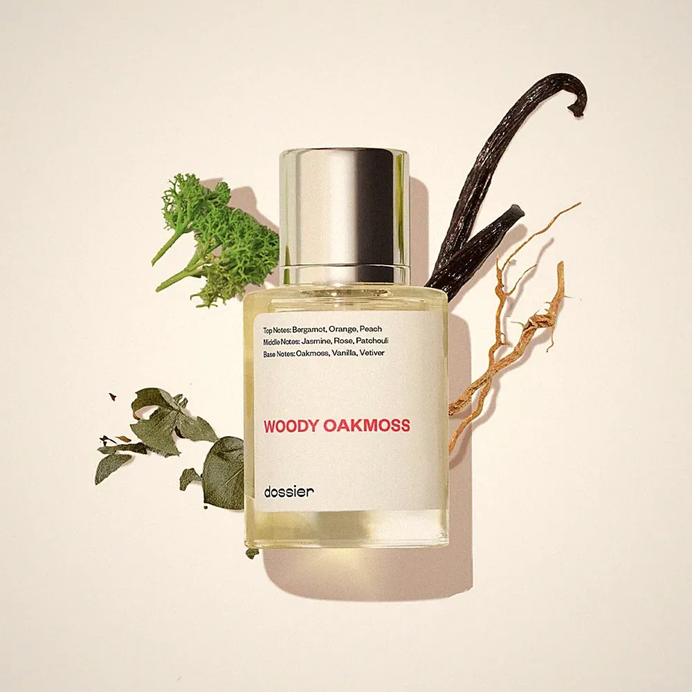 Eau de Parfum Woody Oakmoss 1.7 Fl oz Vegan Paraben Free Dossier Perfume Luxury