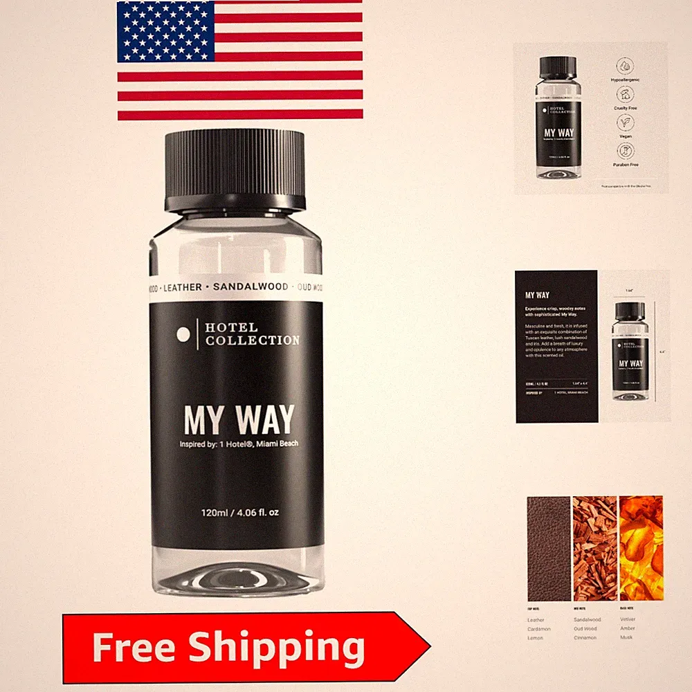 Eco-Conscious Diffuser Oil - My Way Aroma Blend with Cedar & Iris - 4.1 Fl Oz
