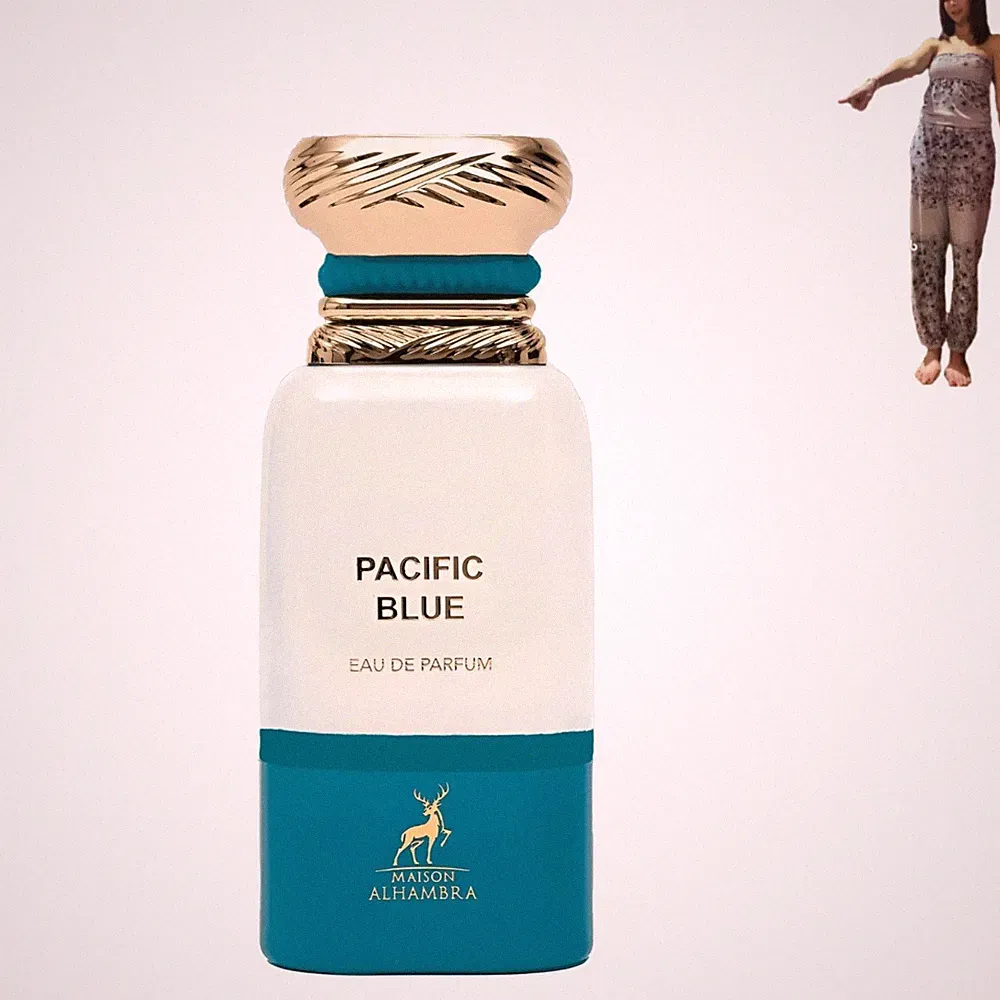 Elegant Pacific Blue Perfume 2.7 Fl Oz - Unisex Eau de Parfum with Lasting Notes