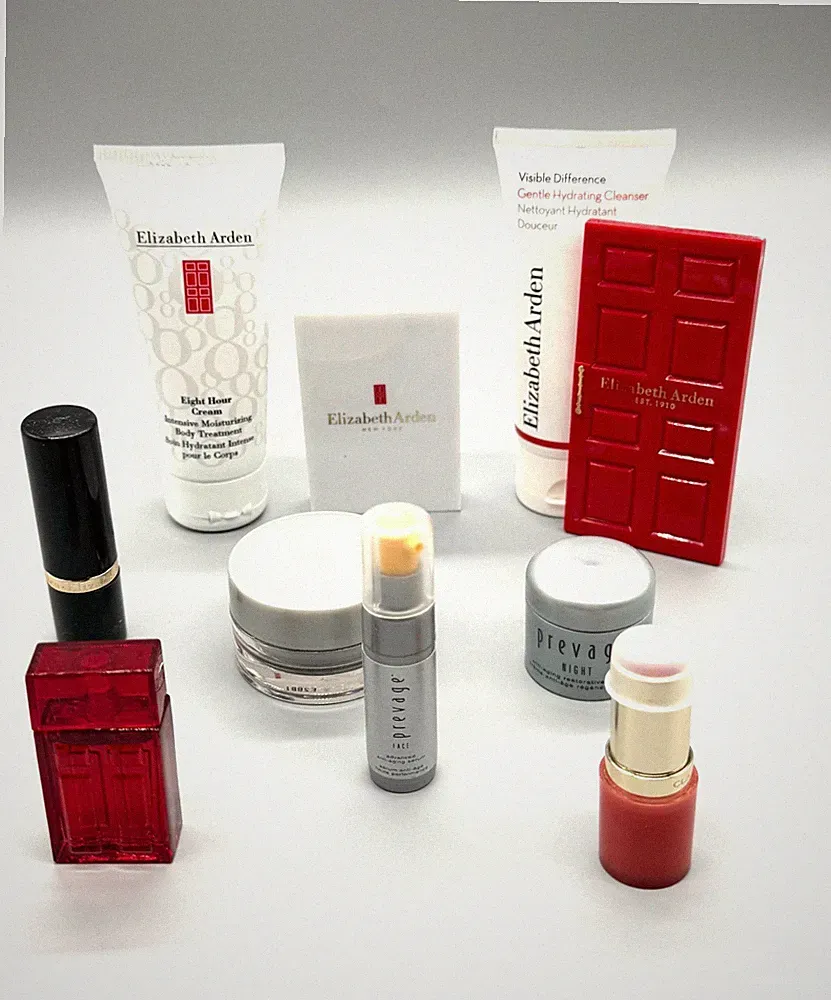 Elizabeth Arden & Clarins Luxury Beauty Gift Set – 10 Piece Skincare & Fragrance