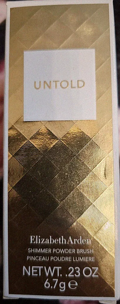 Elizabeth Arden Untold Shimmer Powder Brush Body Shine Fragrance Rare Vintage