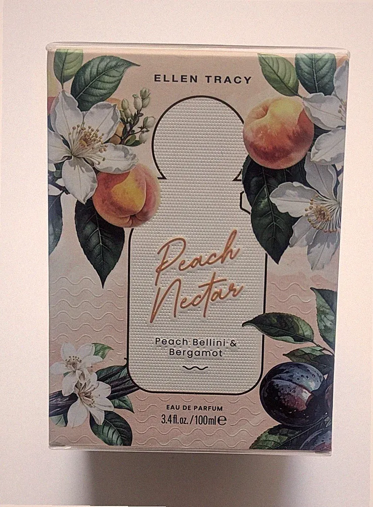 Ellen Tracy Peach Nectar Perfume 3.4 oz / 100ml Eau de Parfum Spray EDP NEW