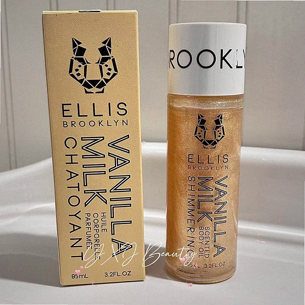 Ellis Brooklyn Vanilla Milk Shimmering Perfumed Body Oil Full size 95 ml~NEW