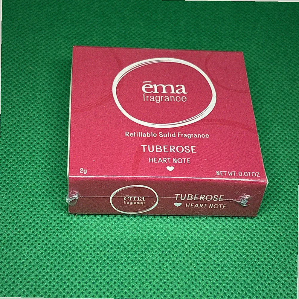 Ema Fragrance Refillable Solid Fragrance Tuberose .07 oz Pod NIB Sealed
