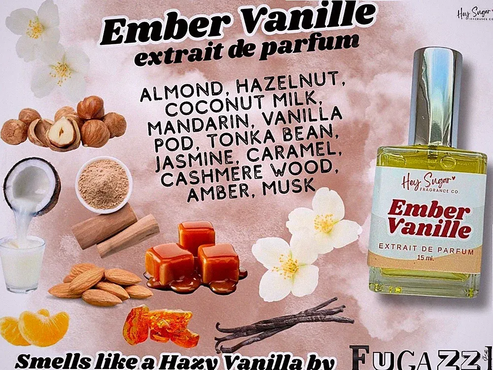 Ember Vanille Perfume – Warm Smoky Vanilla Caramel Oriental Fragrance