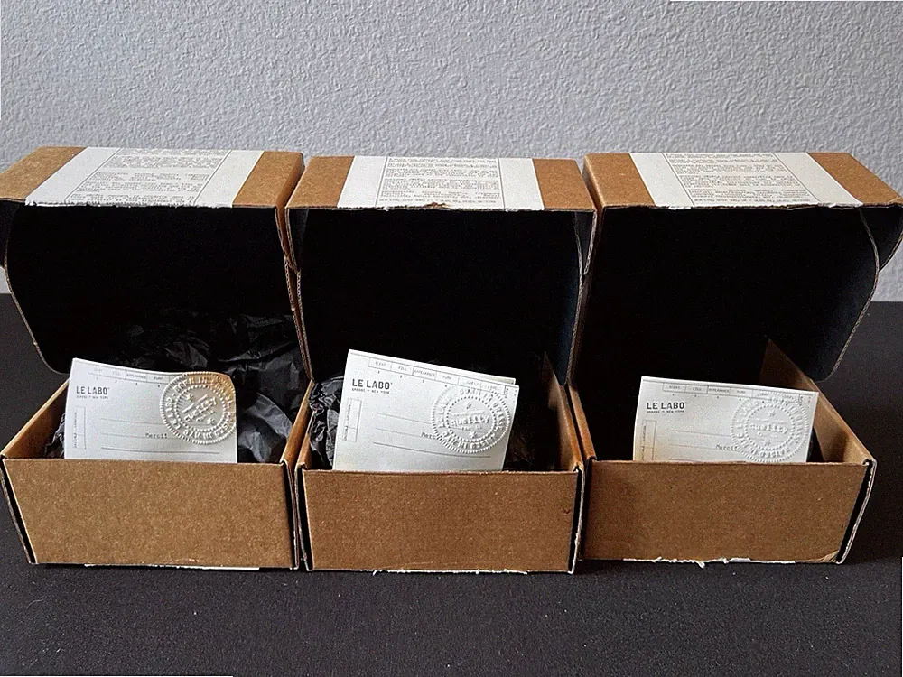 EMPTY Le Labo ANOTHER 13 Boxes (3) TOTAL BOXES