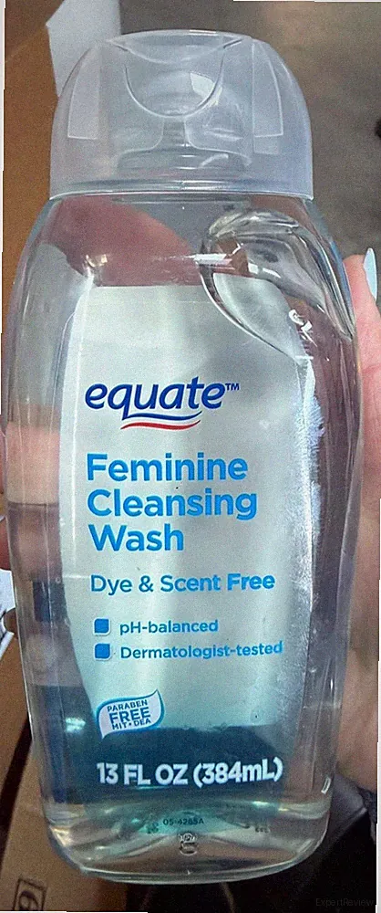 Equate Feminine Cleansing Wash For all Skin Types, Scent & Dye Free, ph-Balanced