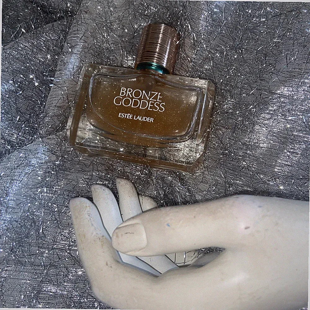 Estee Lauder Bronze Goddess Shimmering Oil Spray For Hair&Body, 1.7 OZ 75% Full
