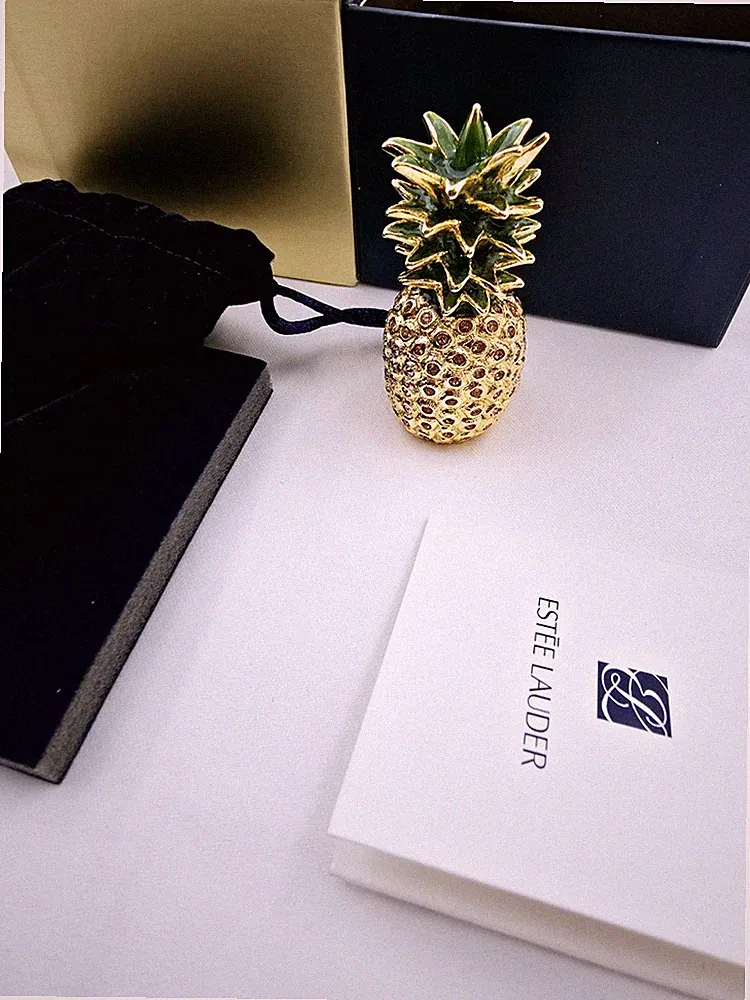 Estee Lauder Golden Pineapple Compact Solid Perfume 2015
