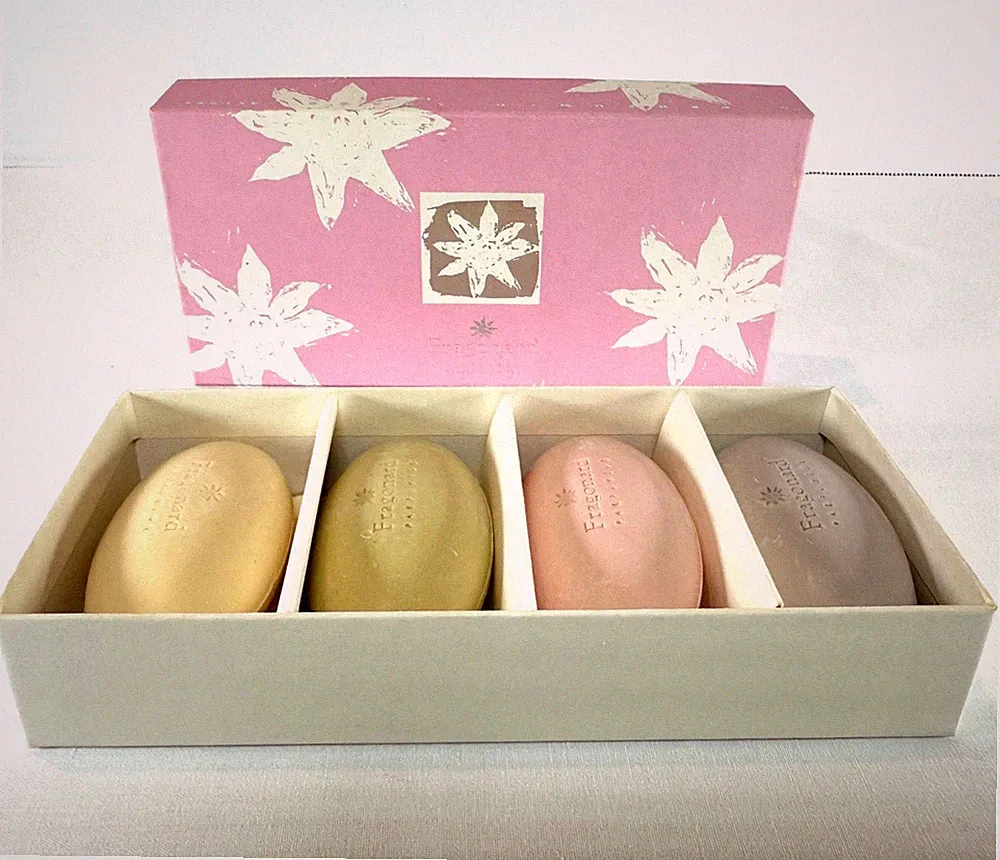Fragonard of Paris Perfumed Soap Gift Set: Freesia, Verbena, Rose, Lavender
