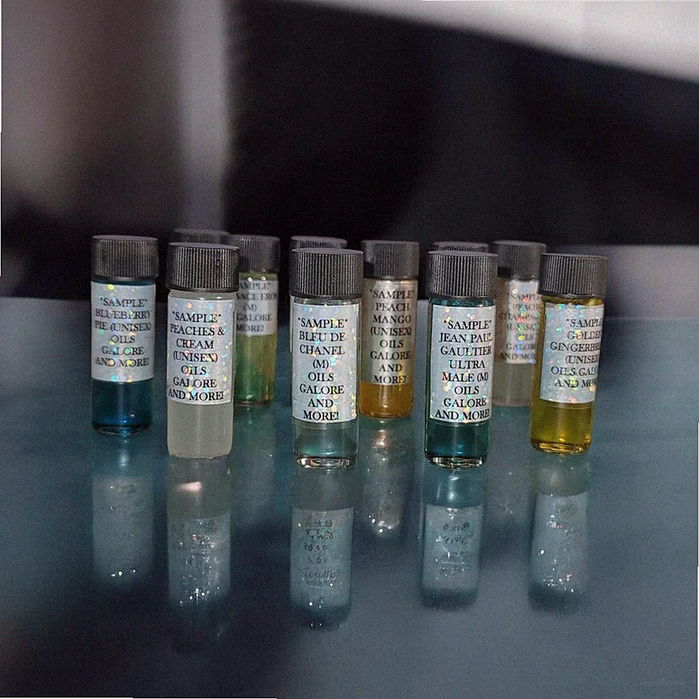Fragrance Body Oil Sample Pack - 4 ML vial Oils - 11 for $15.00