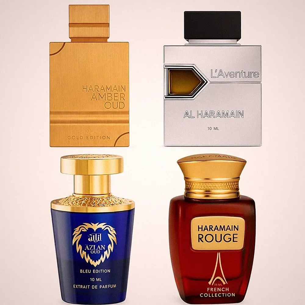 Fragrance Discovery Gift Set Men Women - 4x10ml Al Haramain Sampler