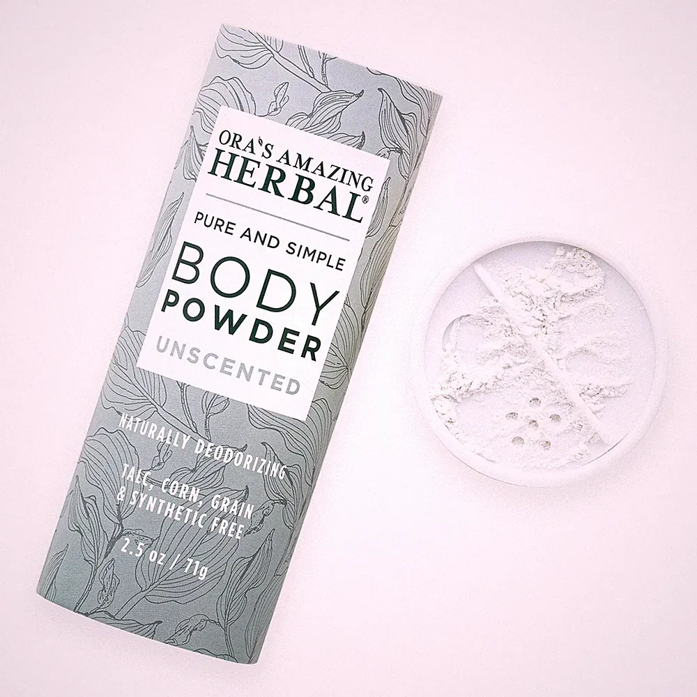 Fragrance Free Body Powder for Women and Men, Unscented Talc Free Talcum Powd...