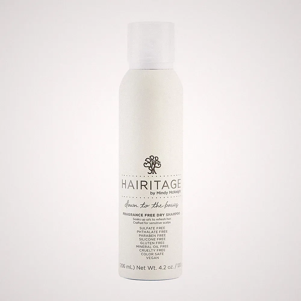 Fragrance Free Dry Shampoo for Sensitive Scalp, Sulfate Free, 4.2 Oz