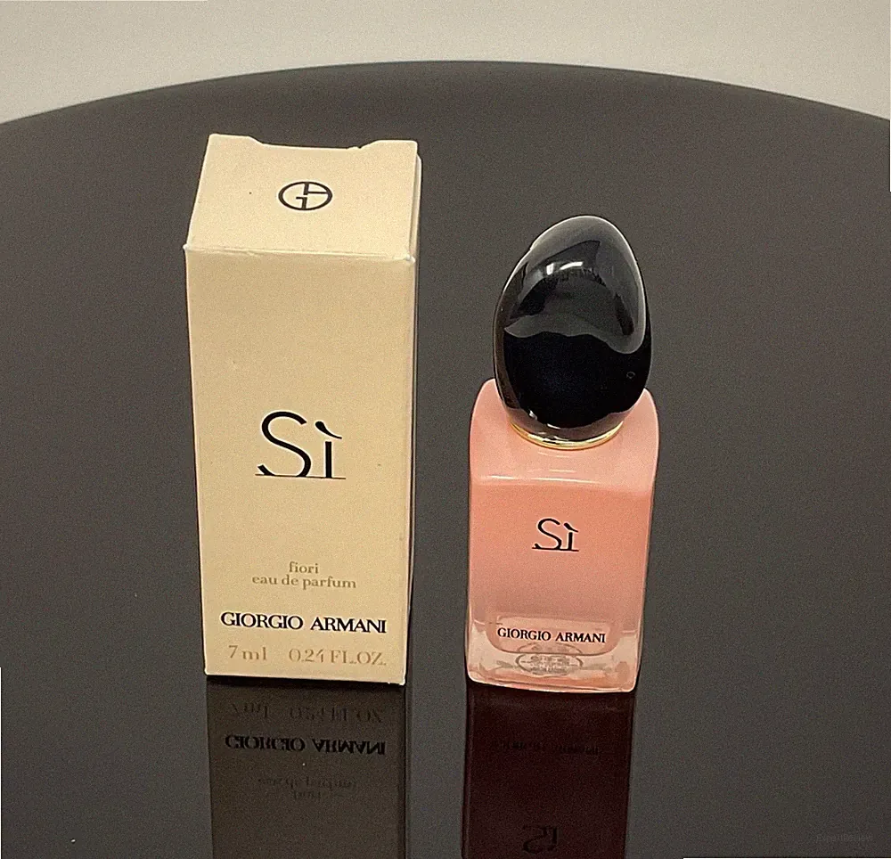 Giorgio Armani Si FIORI EDP Mini Perfume ~ 7 ml / 0.24 fl oz ~ Authentic ~ NIB