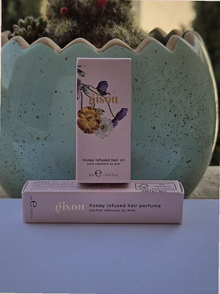 Gisou Honey Infused Hair Oil (3mm) And Hair Perfume (4mm) Travel Size NIB