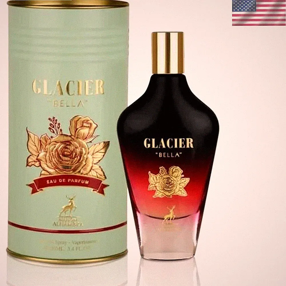 Glacier Bella for Women - 3.4 oz Eau De Parfum with Elegant Bottle Design