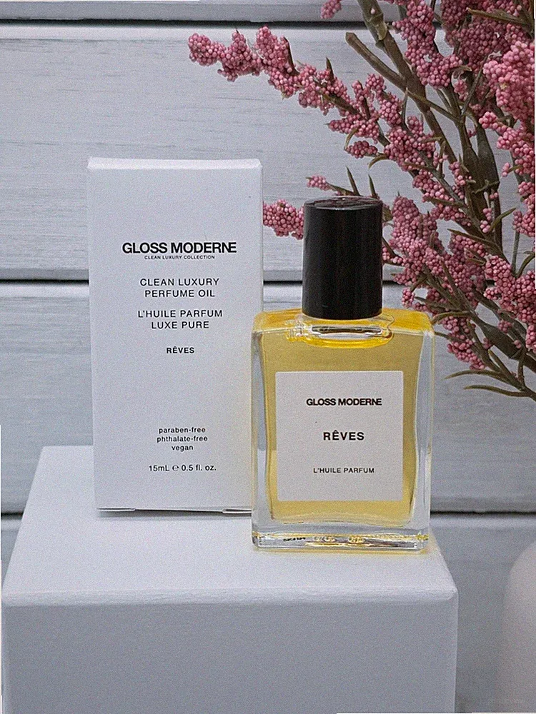 GLOSS MODERNE Clean Luxury Perfume Oil Rollerball REVES - 0.5 FL Oz -New in Box