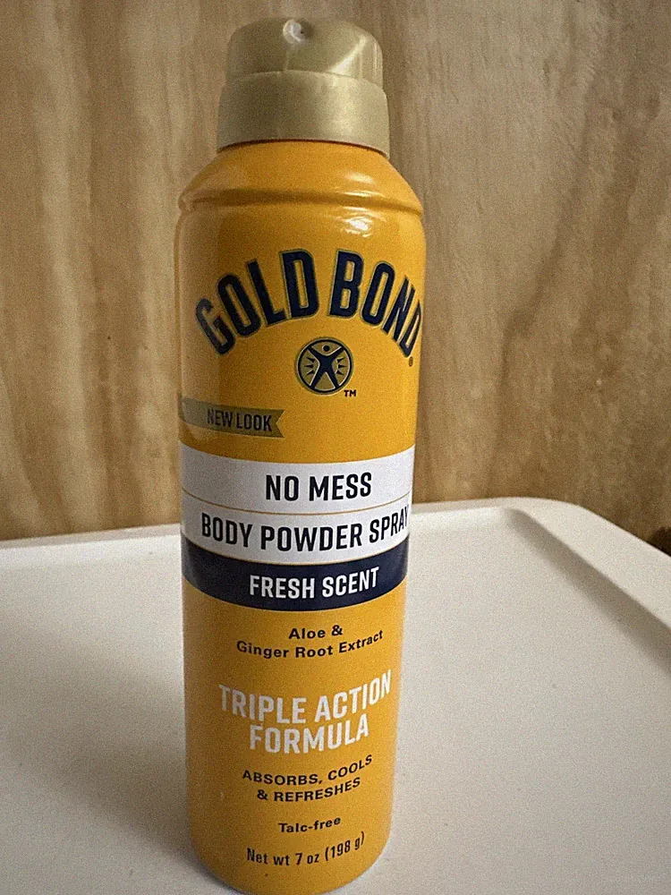 Gold Bond No Mess Talc-Free Body Powder Spray, 7 oz., Fresh Scent