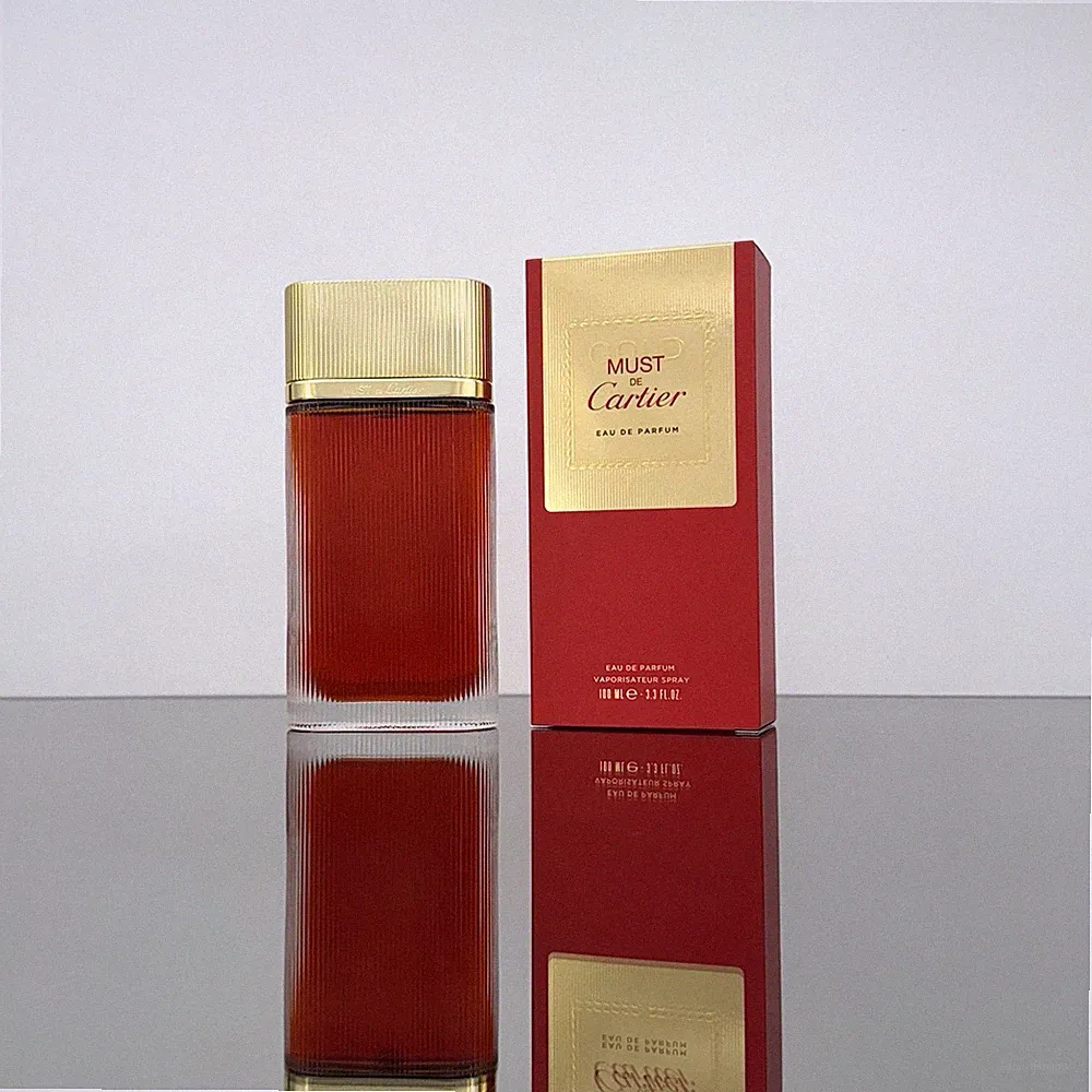 GOLD MUST de Cartier Women Perfume 100ml Eau De Parfum Spray NEW-SEALED (BB13