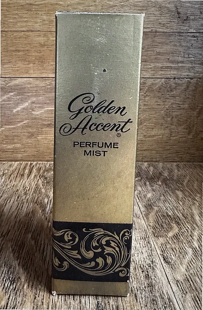 Golden Accent Perfume Mist By Fuller Brush Co. Box Opened - Full 2 Oz Bottle