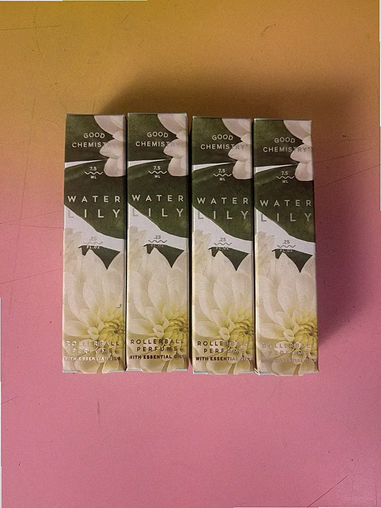 Good Chemistry Water Lily Rollerball Perfume with Essential Oils lot of 4