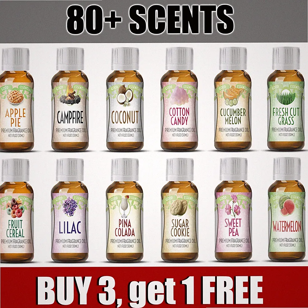 Good Essential Oils (Premium Grade Fragrance Oils) Aromatherapy & Soaps - 30ml