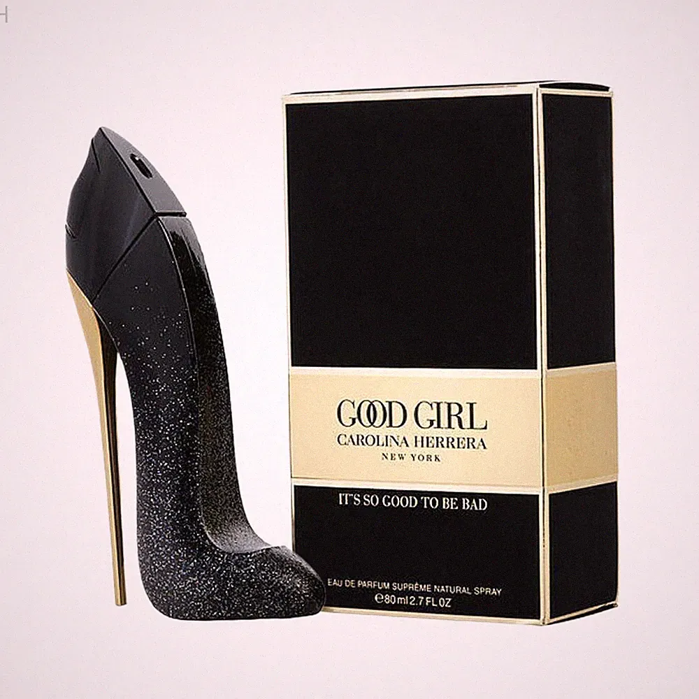 Good Girl Supreme Eau de Parfum Travel Spray 80ml Long Lasting Perfume in Heel `