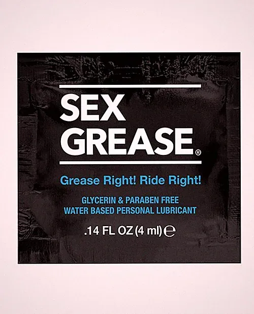 Grease Water-Based Personal Moisturizer Clear Odorless Glycerin-Free Formula