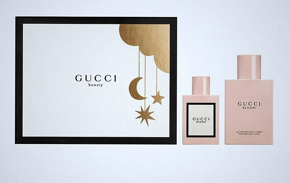 Gucci Bloom EDP perfume for women Gift Set. 1.6 OZ Edp & 3.4oz Body Lotion. New