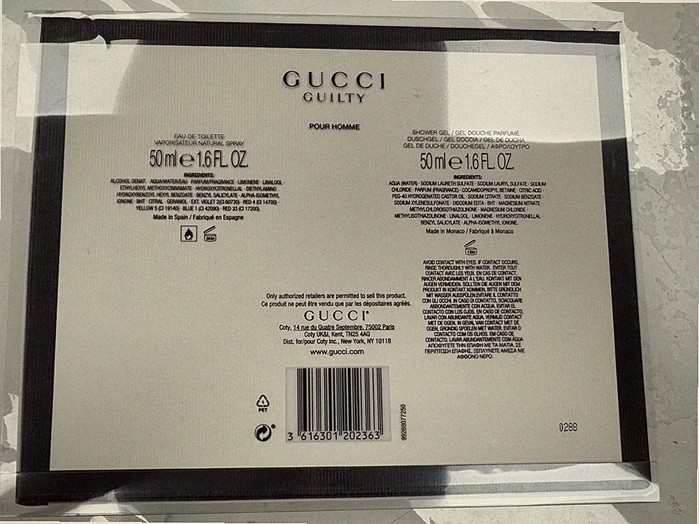 Gucci Gucci Guilty Pour Femme 3oz EDP Spray, 0.25oz EDP Rollerball Women 2 Pc Gi