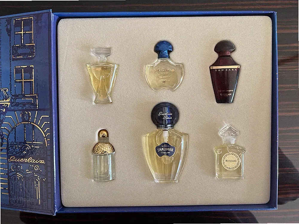 Guerlain Gift Set With Six 5-ml Bottles