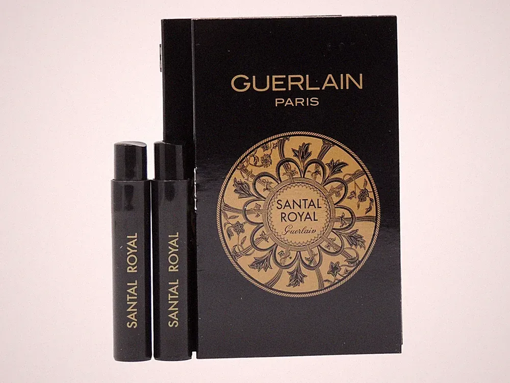 GUERLAIN SANTAL ROYAL EDP 1.0ml .03fl oz x 2 COLOGNE PERFUME SPRAY SAMPLE VIALS