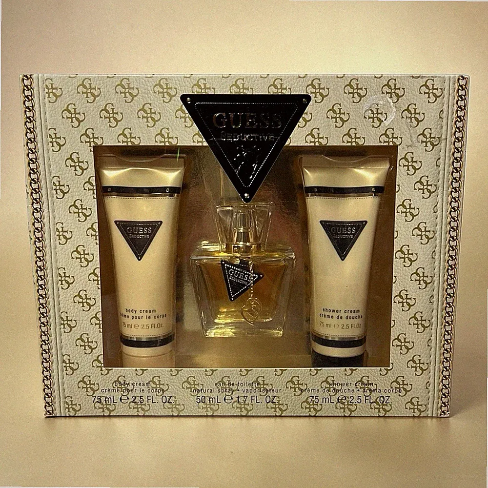 Guess Seductive EDT 50mL Gift Set Pouch 3 Piece Set Women Perfume Fragrance NEW