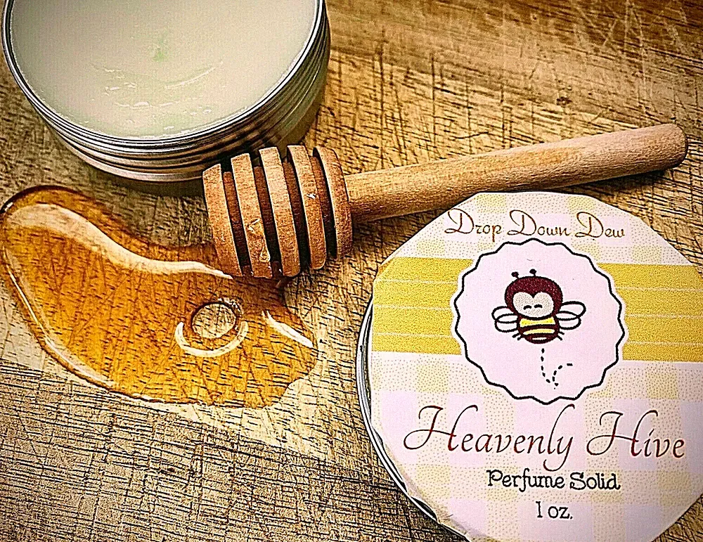 Heavenly Hive Perfume Solid, Honey Solid Perfume, Honey and Chocolate Scent