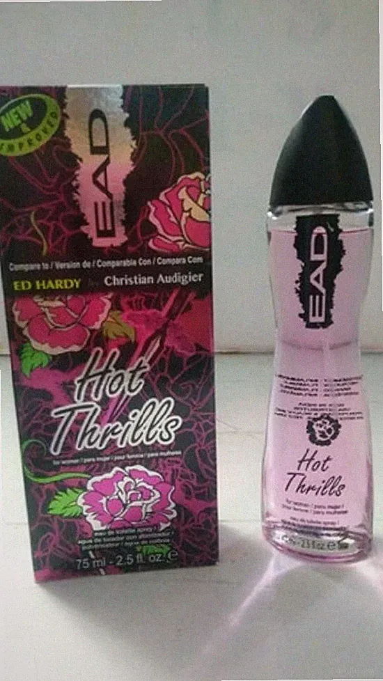 HOT THRILLS women's designer EDT 2.5 oz perfume spray by EAD