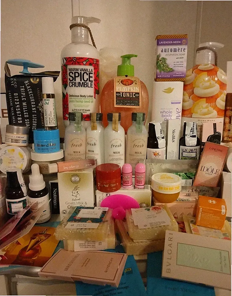 HUGE 15lb New Designer Beauty Skin Care Bath Body Perfume Bundle All Sizes Lot!
