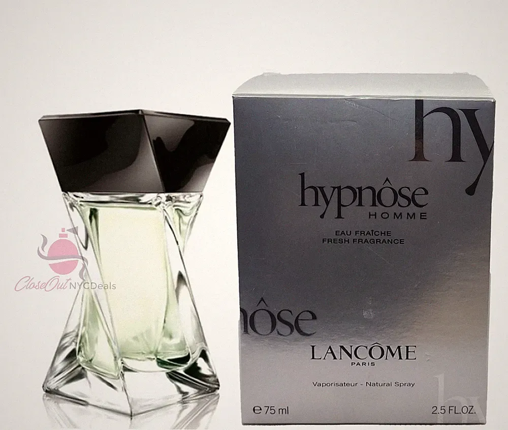 Hypnose Homme Eau Fraiche Fresh Fragrance by Lancome Cologne 2.5 oz /75 ml Spray