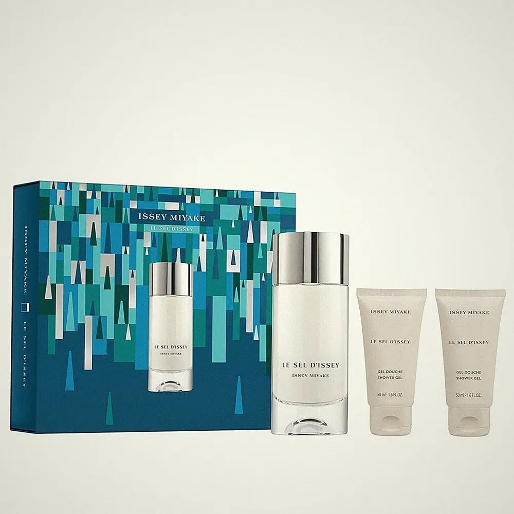Issey Miyake Men's Le Sel DIssey 3pcs EDT Gift Set Fragrances 3423222106584