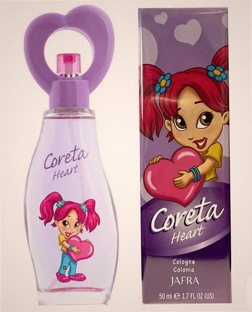 Jafra Fragancia Coreta Heart Cologne 1.7 Fl Oz For Perfume De Girls,Toddler.