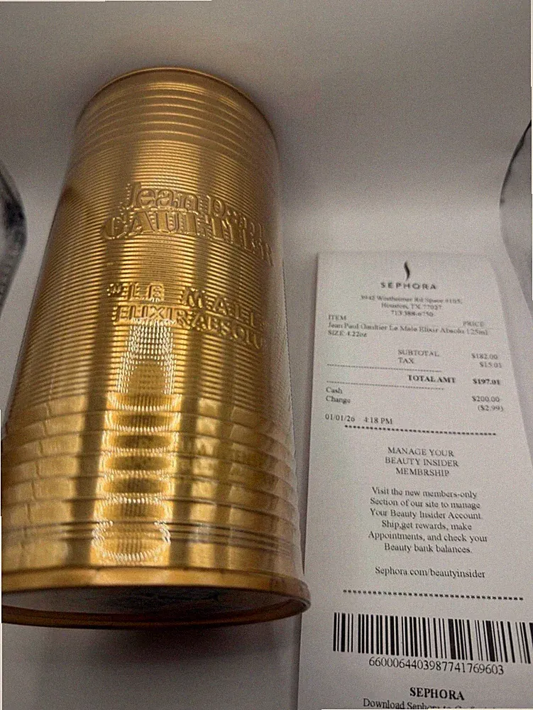Jean Paul Gaultier Le Male Elixir Absolu Perfume Spray 4.3 fl oz New with Box